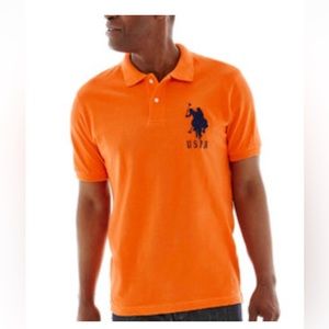 U.S. Polo Assn Orange Polo Shirt